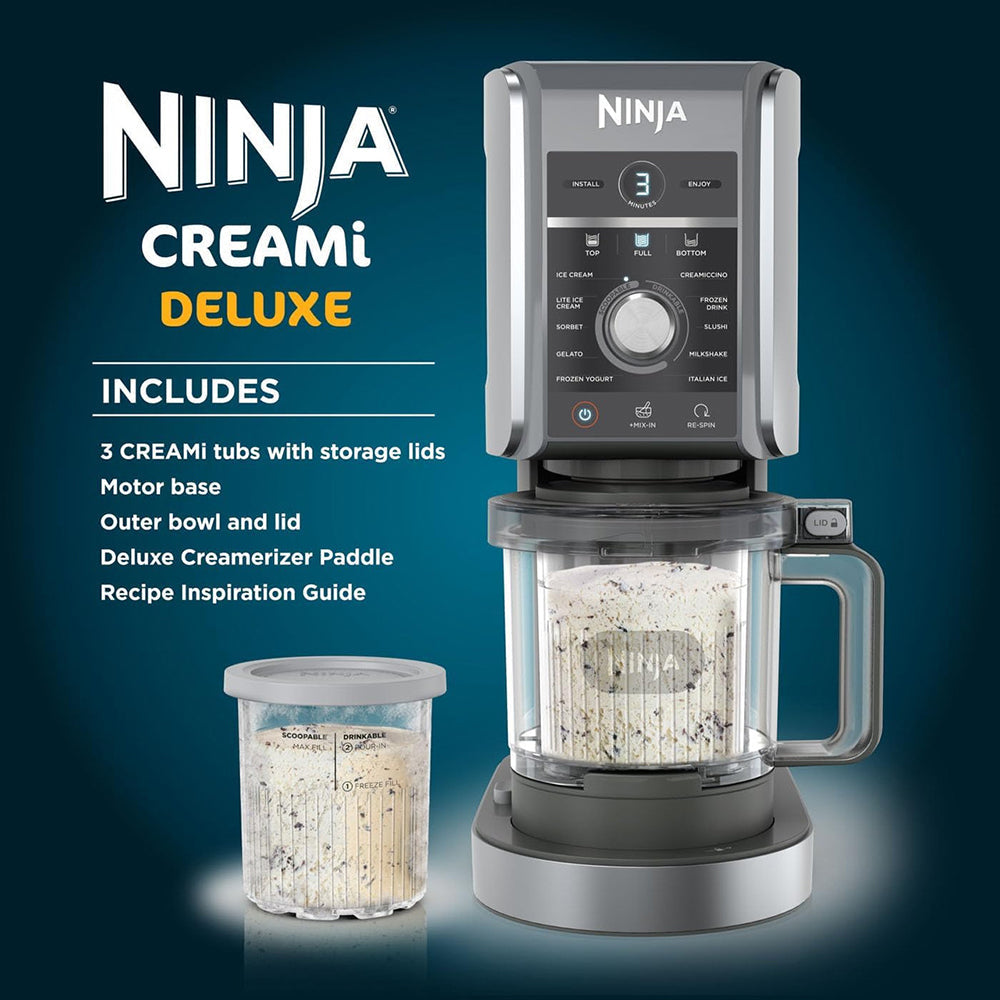 Ninja CREAMi Deluxe 10-in-1 IJs- & Drankmaker [NC501UK]